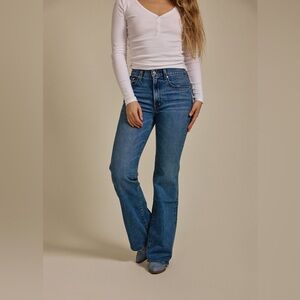 NWOT | Edwin | Ryder High Rise Flare Denim Jean in Solstice | Sz 27